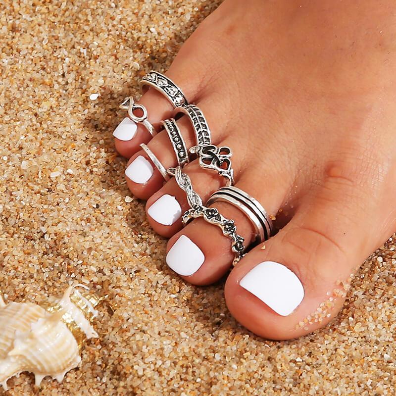 Amazing silver gold Toe rings - Feet Finger Ring Designs 2022 - YouTube